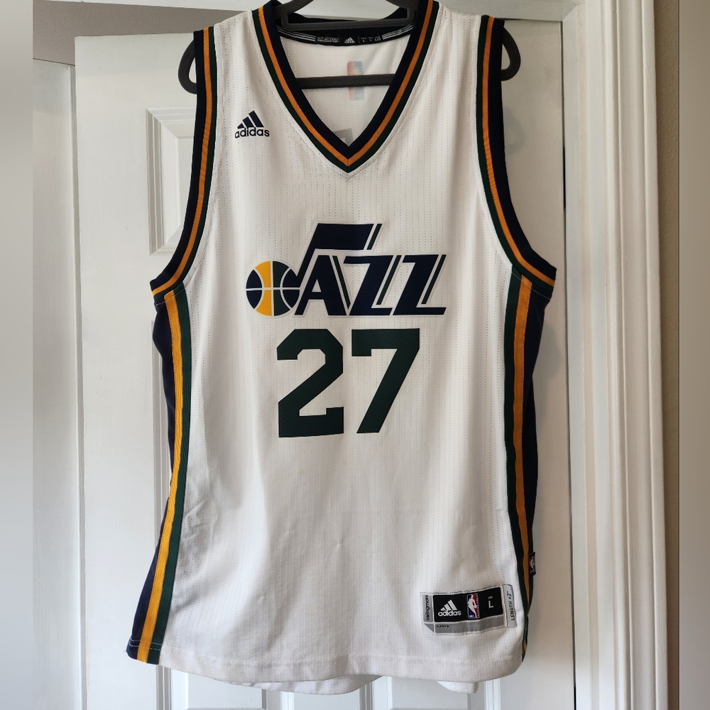 Utah Jazz Gobert Adidas White Swingman Jersey